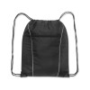 Elwood Drawstring Backpacks BLACK